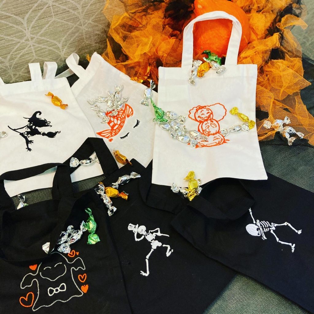 sac bonbon halloween personnalisés