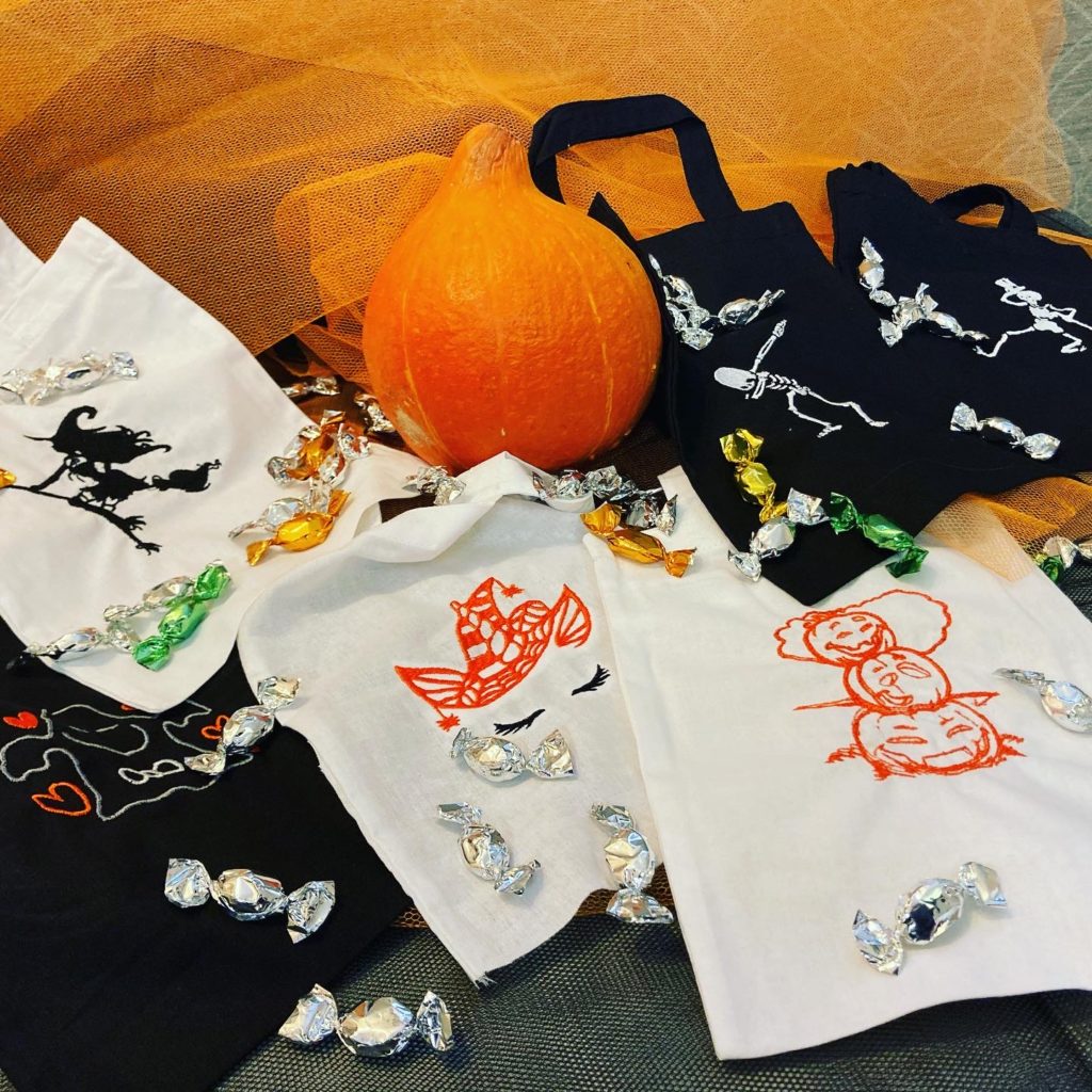 sac bonbon halloween personnalisés