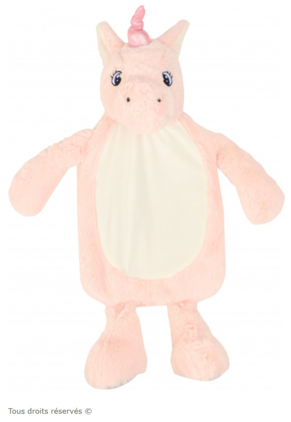 Range pyjama/Housse de bouillotte Licorne