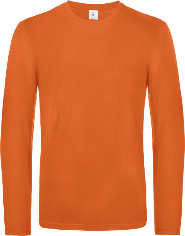 t-shirt manches longues orange