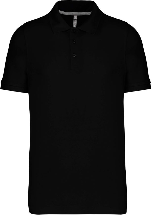 Polo manches courtes homme 100% coton K241 _BLACK