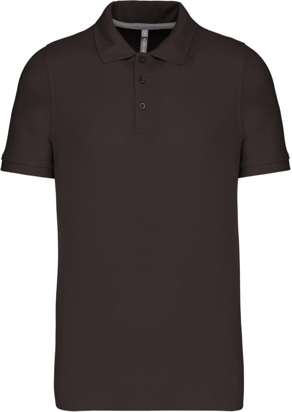 Polo manches courtes homme 100% coton K241_DARKGREY