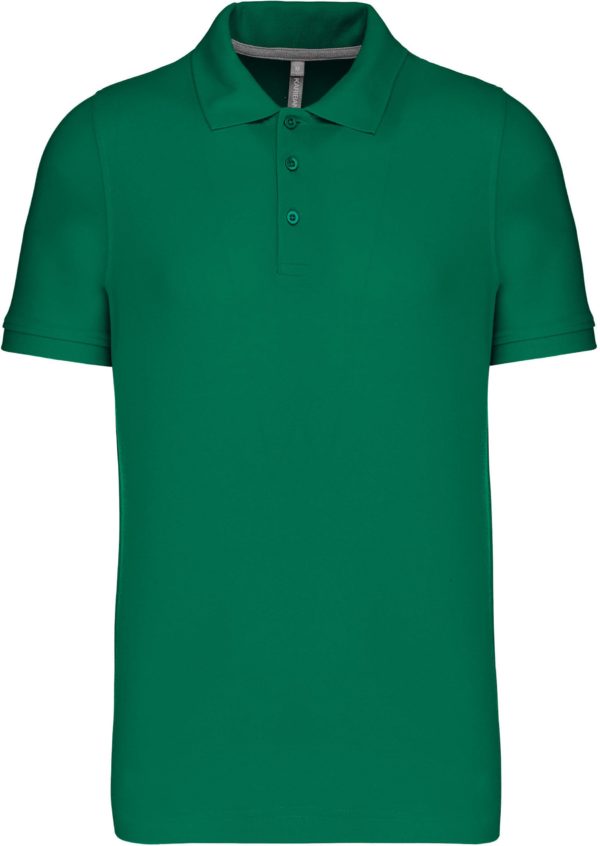 Polo manches courtes homme 100% coton K241_KELLYGREEN