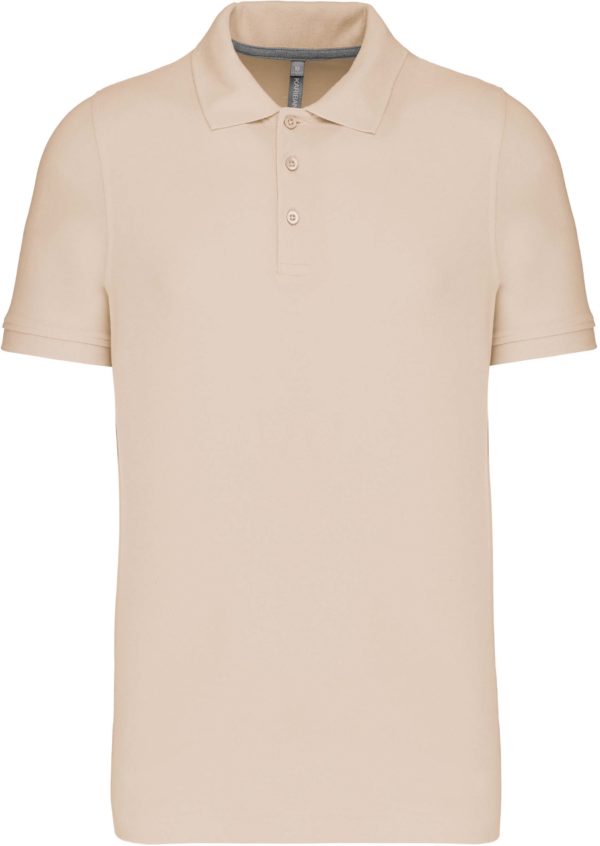 Polo manches courtes homme 100% coton K241_LIGHTSAND