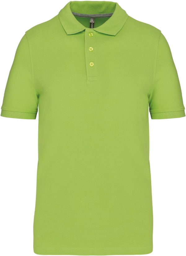 Polo manches courtes homme 100% coton K241_LIME