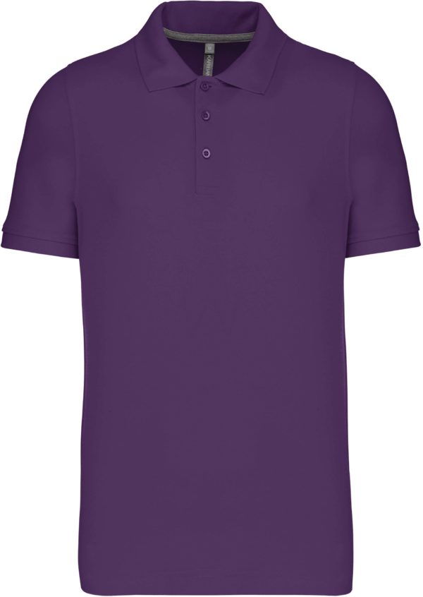 Polo manches courtes homme 100% coton K241_PURPLE