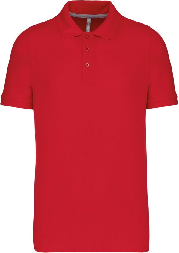 Polo manches courtes homme 100% coton K241_RED