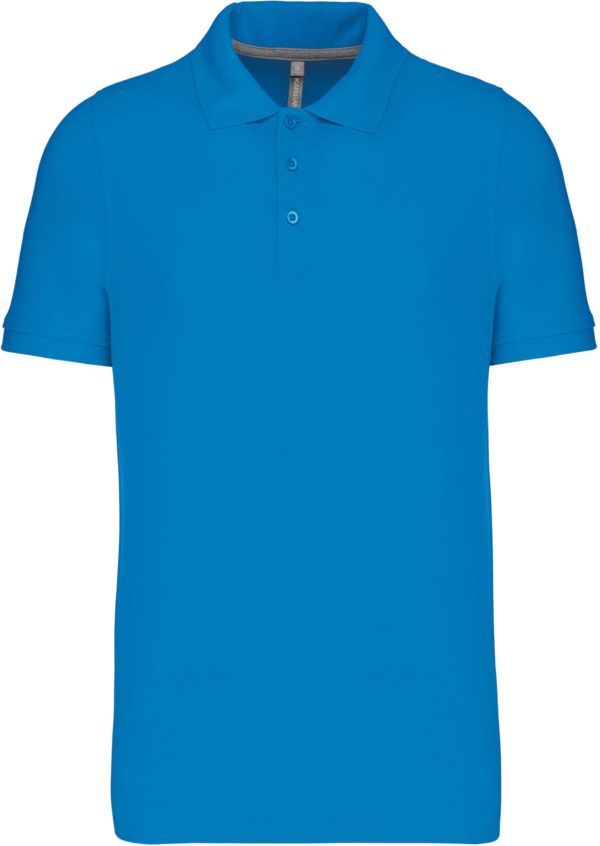 Polo manches courtes homme 100% coton K241_TROPICALBLUE