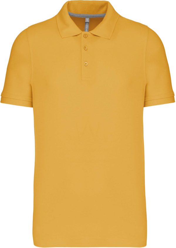Polo manches courtes homme 100% coton K241_YELLOW