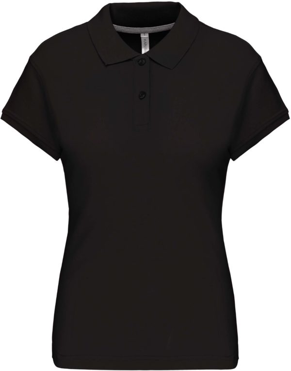 polo manche courte femme_BLACK