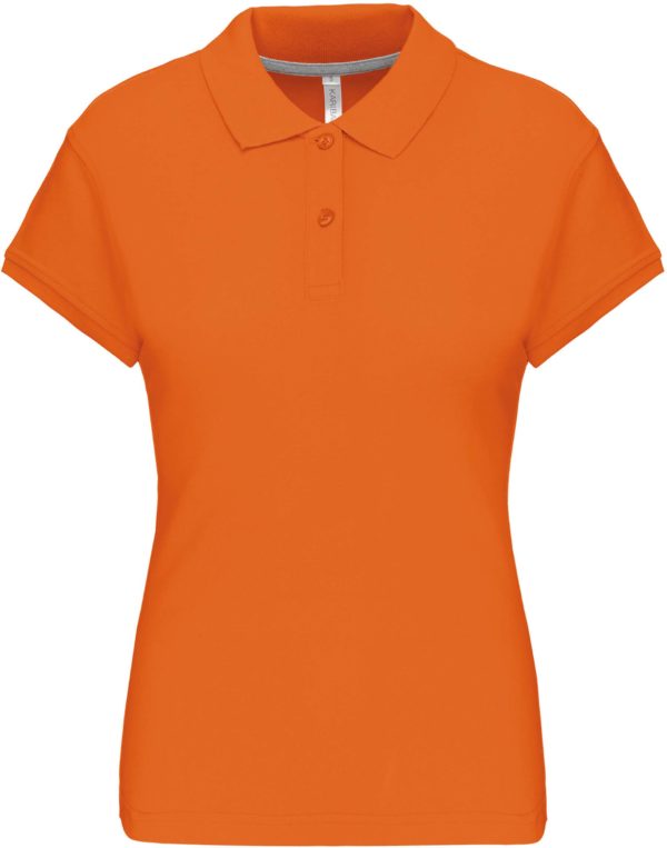 polo manche courte femme_ORANGE