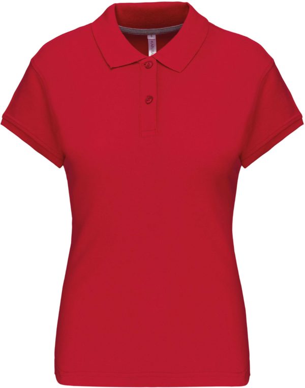 polo manche courte femme_RED
