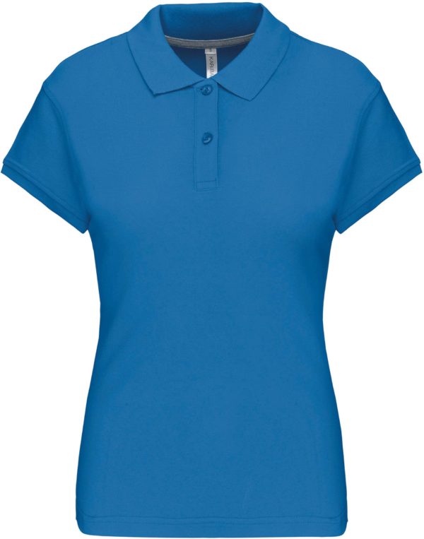 polo manche courte femme_TROPICALBLUE