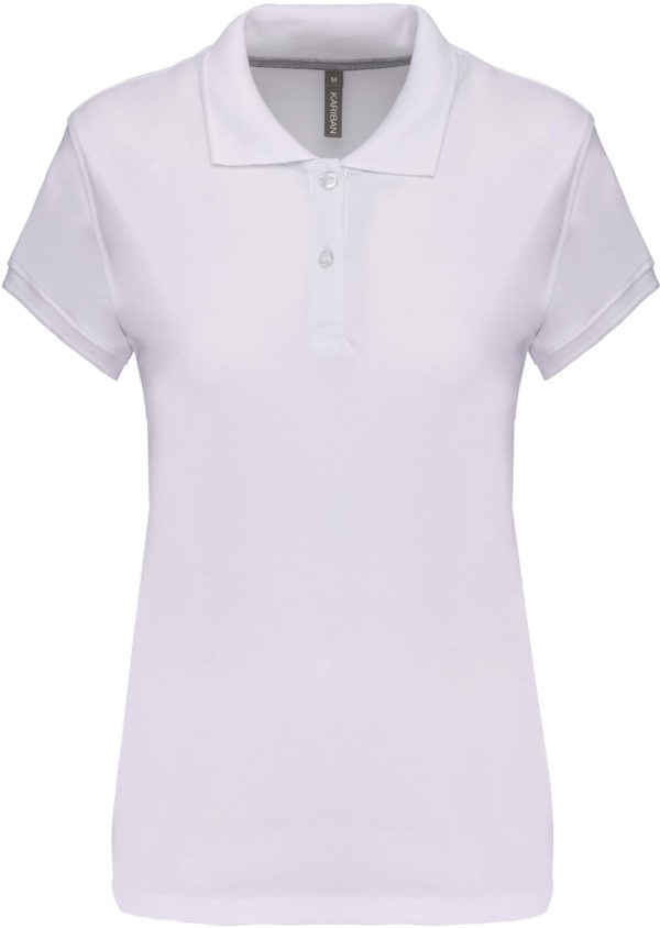 polo manche courte femme_WHITE