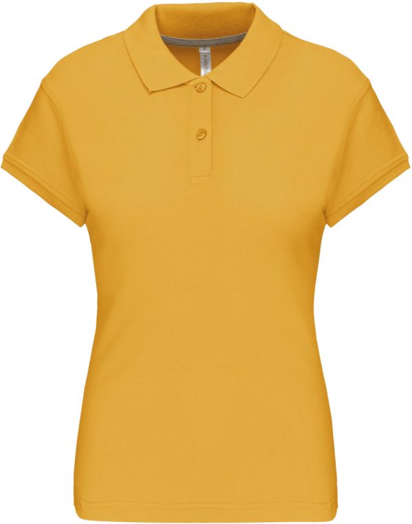 polo manche courte femme_YELLOW