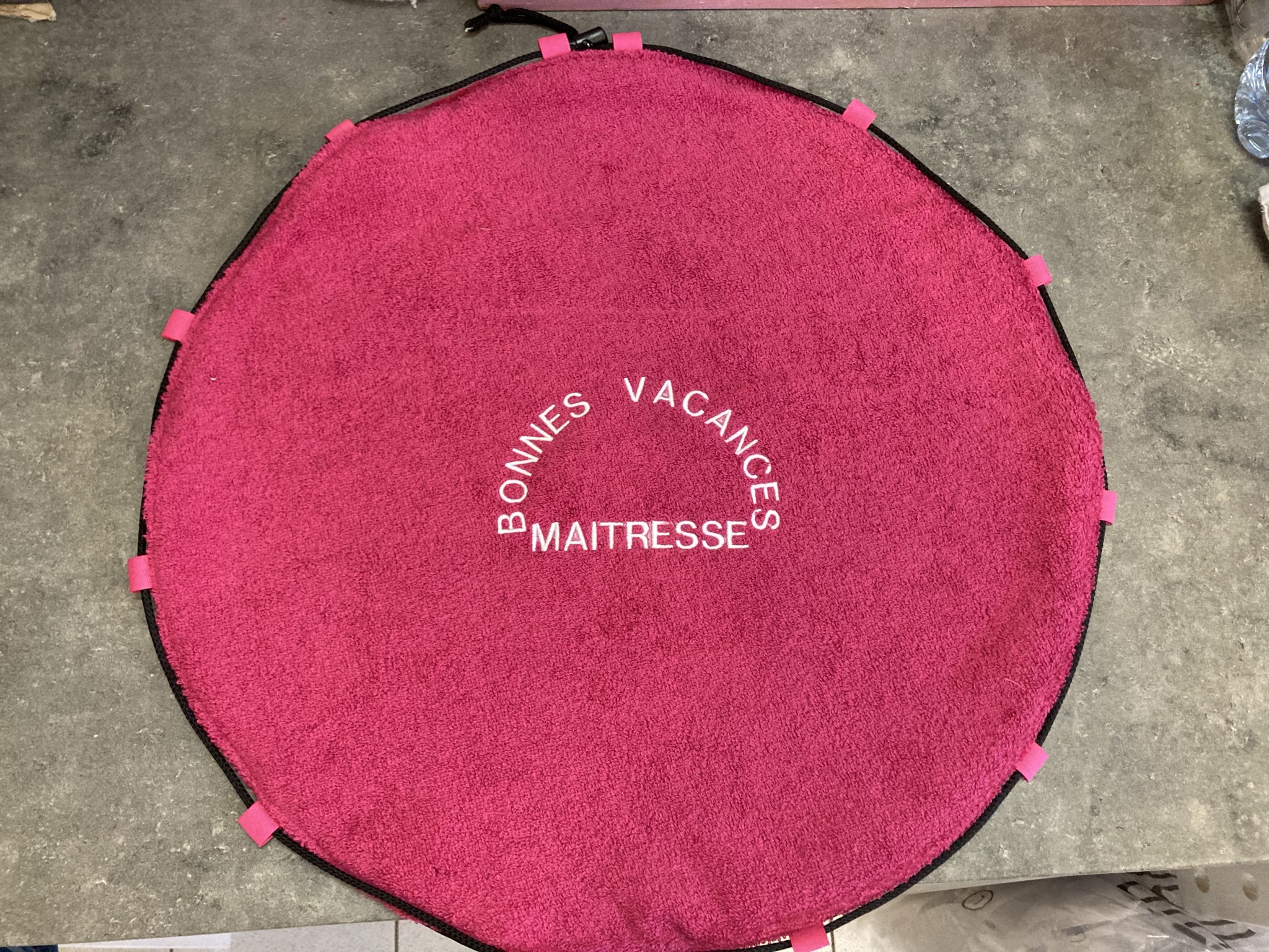 Sac tapis pieds au sec, tapis de piscine - Un grand marché