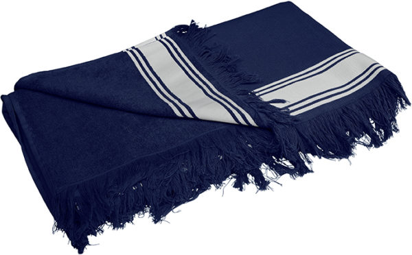 fouta bleu marine personnaliser